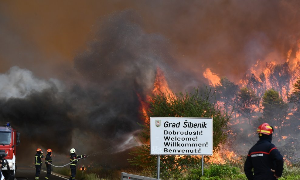 Požar kod Grebaštice