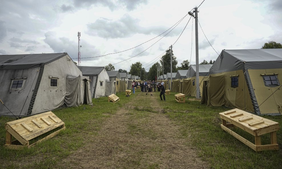 Bjeloruski vojni kamp nedaleko Minska