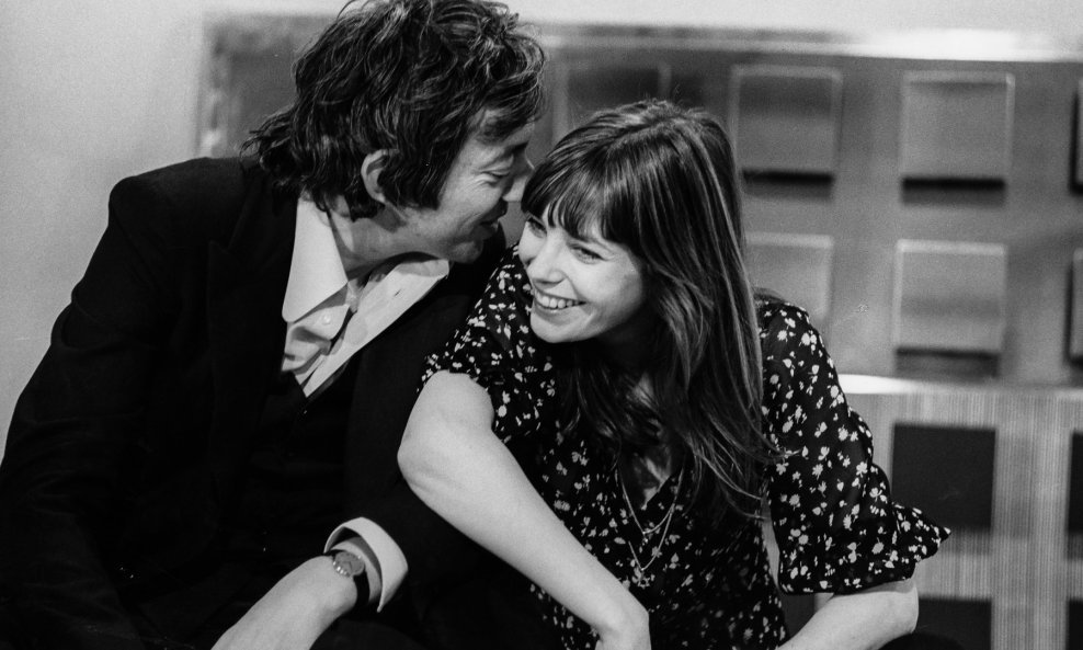 Jane Birkin i Gainsbourg snimljeni sedamdesetih godina prošlog stoljeća