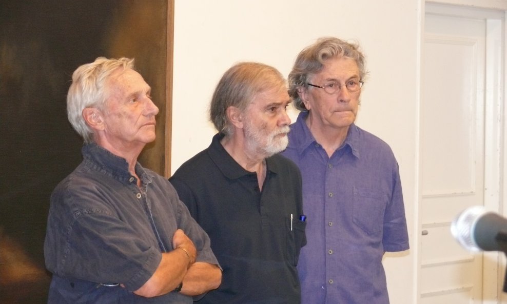 Vladimir Veličković, Zlatko Bourek i Tonko Maroević