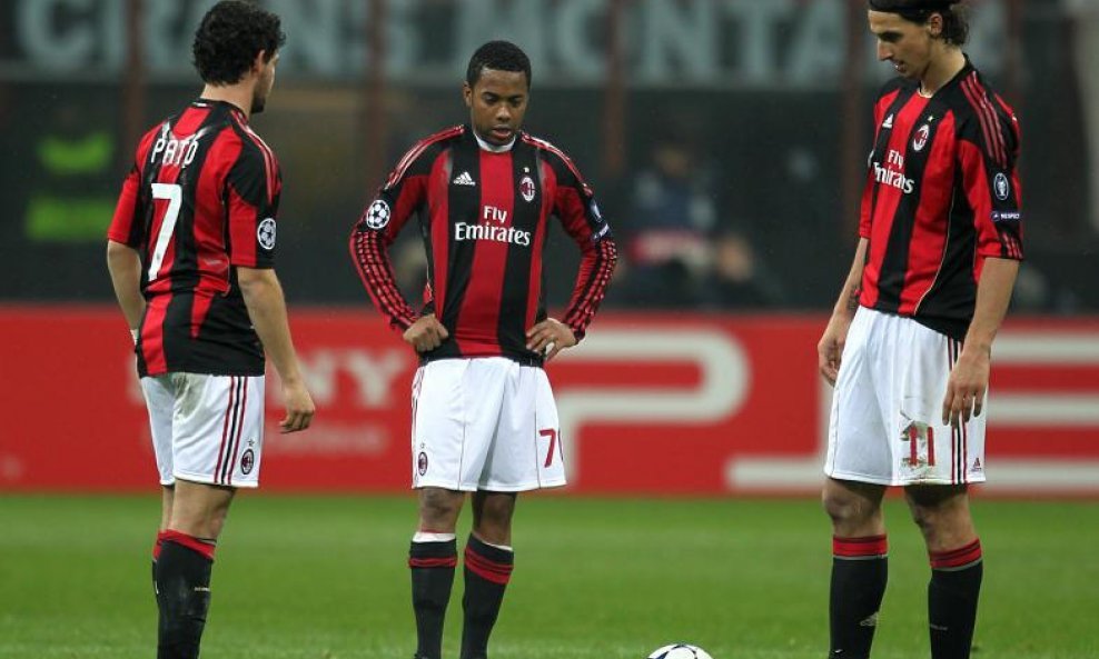 ibrahimović, pato, robinho ac milan 2011