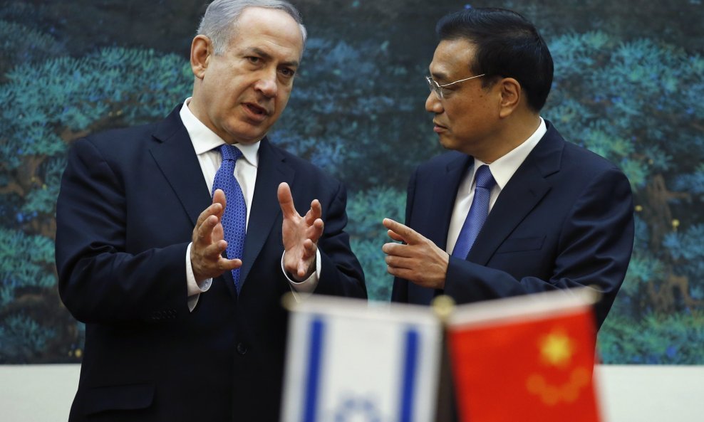 Benjamin Netanyahu i  Li Keqiang