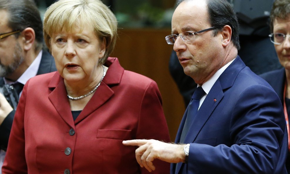 Merkel Hollande