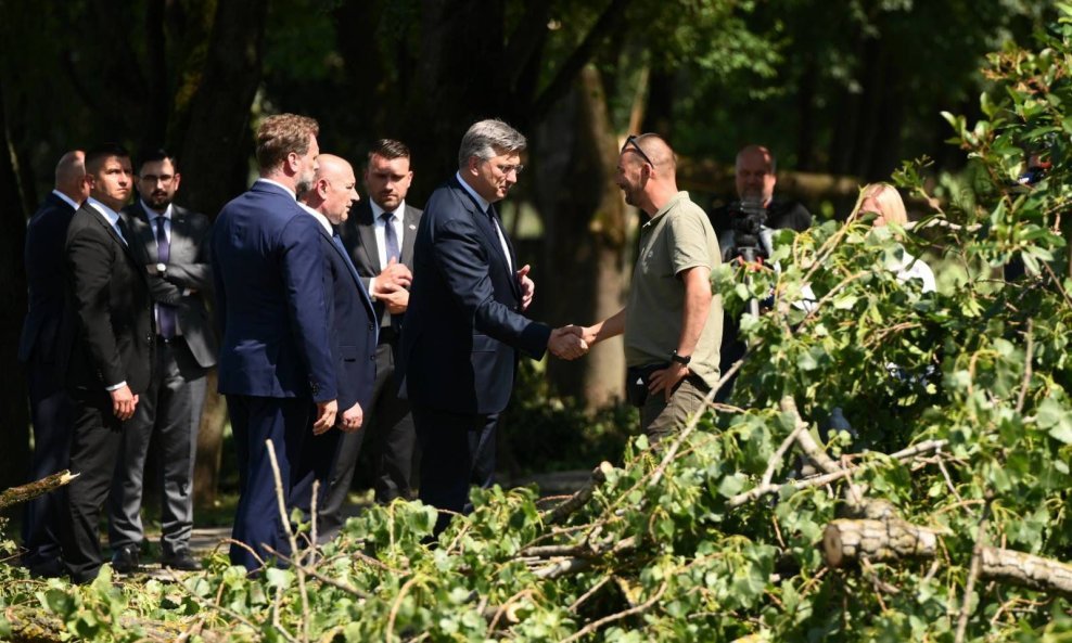 Andrej Plenković u obilasku Bundeka