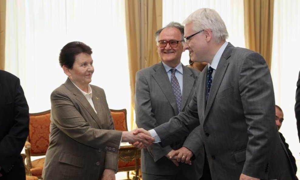 Mirjana Krizmanić i Ivo Josipović