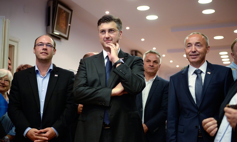 Ivo Stier, Andrej Plenković, Damir Krstičević (2)