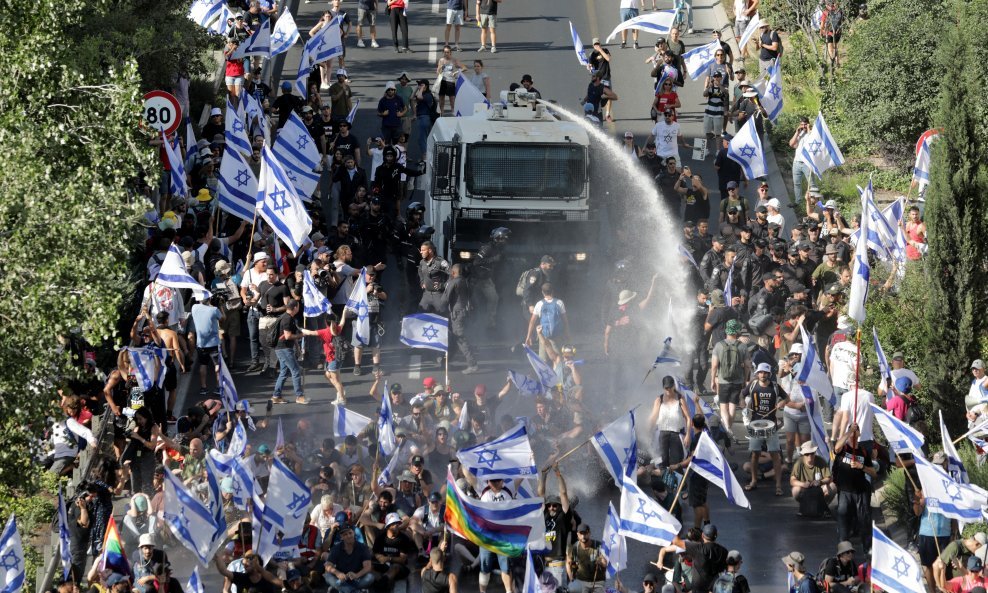 Protesti u Jeruzalemu, Izrael
