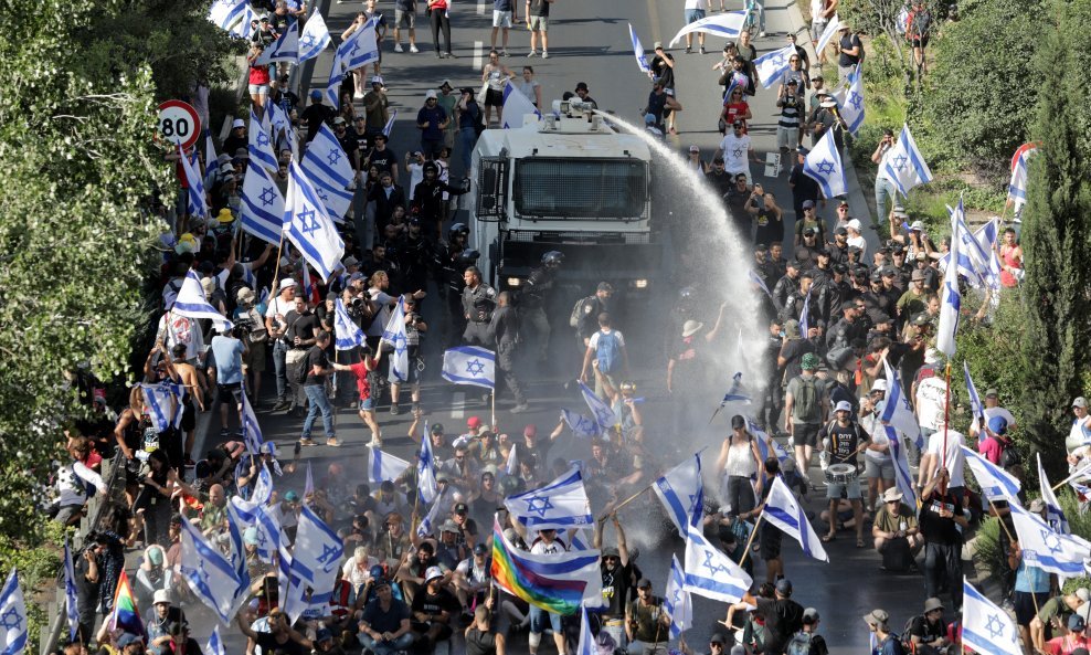 Protesti u Jeruzalemu, Izrael