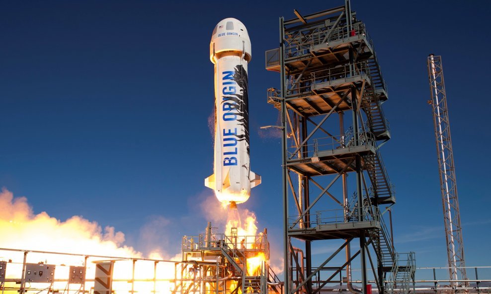 Blue Originova raketa New Shepard