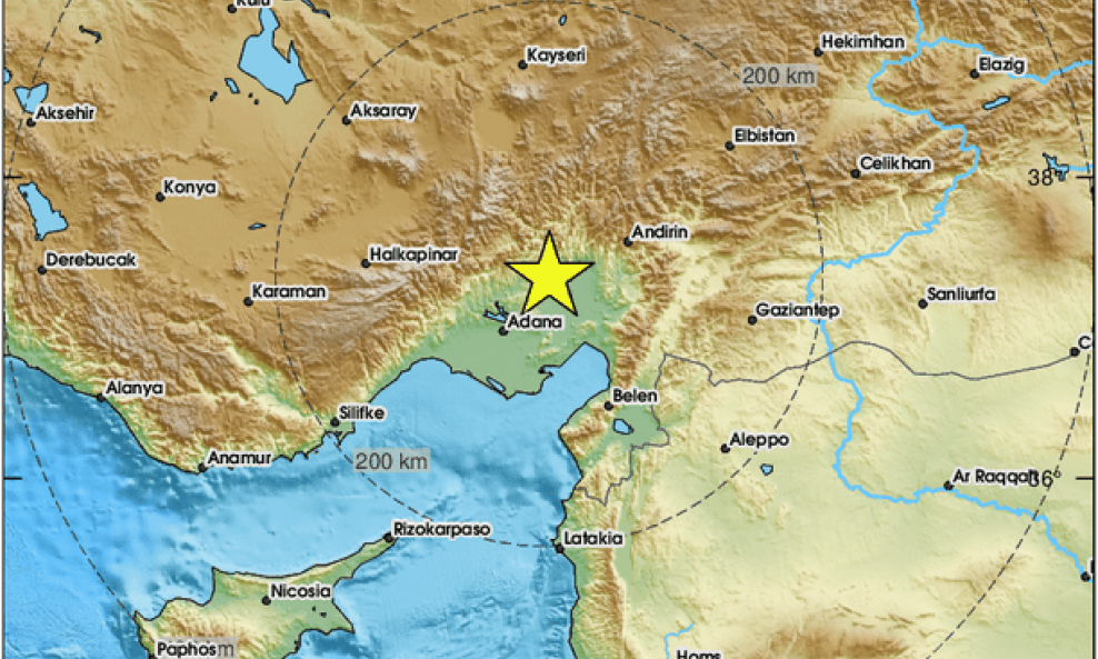 Potres Adana