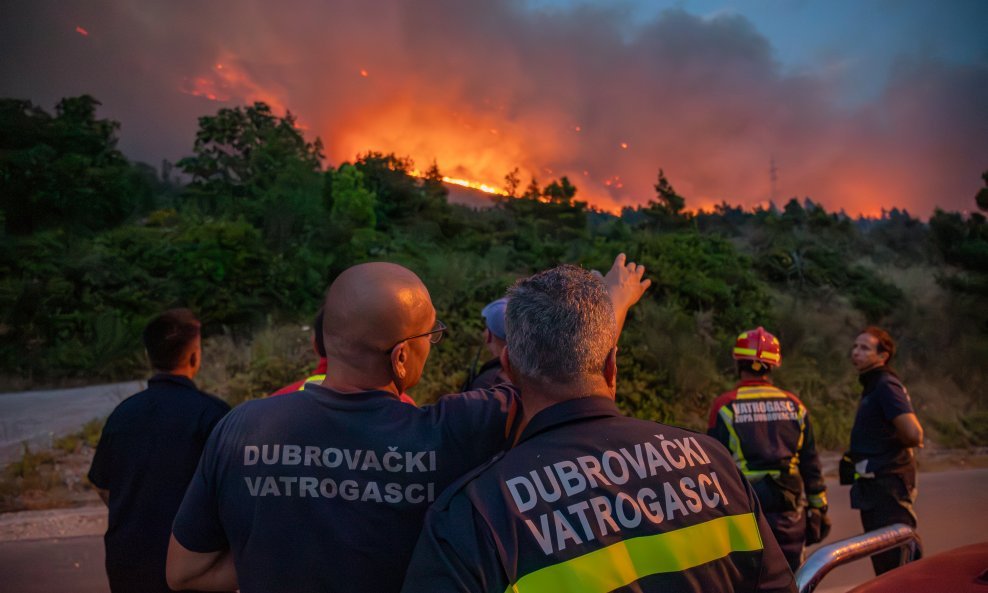 Požar u Župi dubrovačkoj
