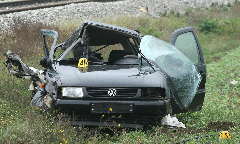 sudar vlaka i automobila