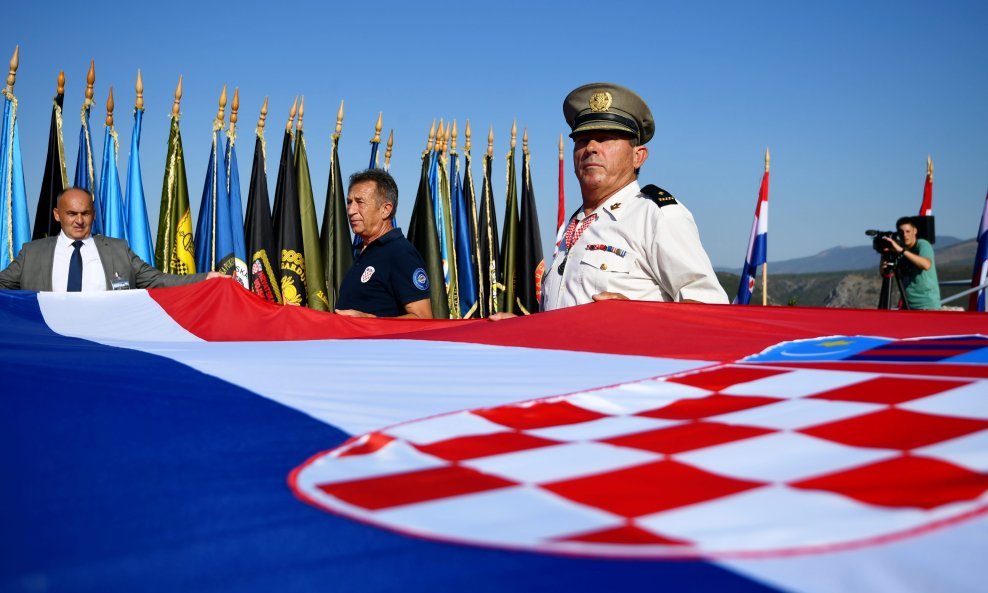 Detalj s obilježavanja obljetnice Oluje 2022.