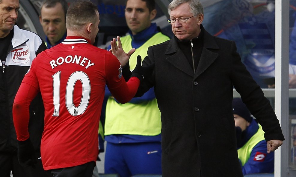 Alex Ferguson i Wayne Rooney