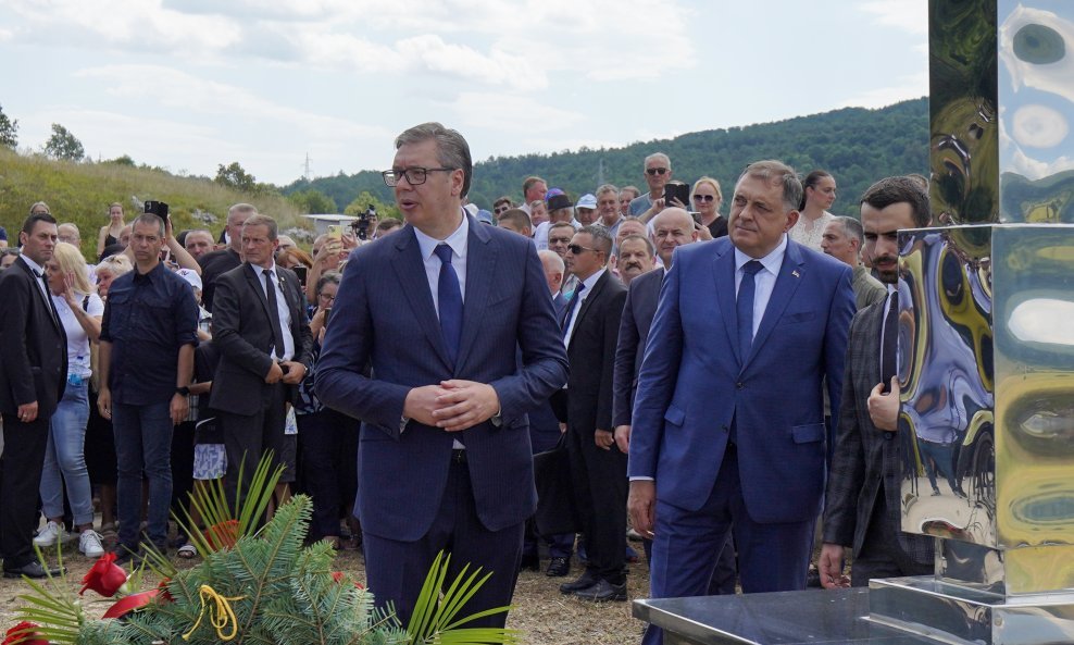 Aleksandar Vučić i Milorad Dodik