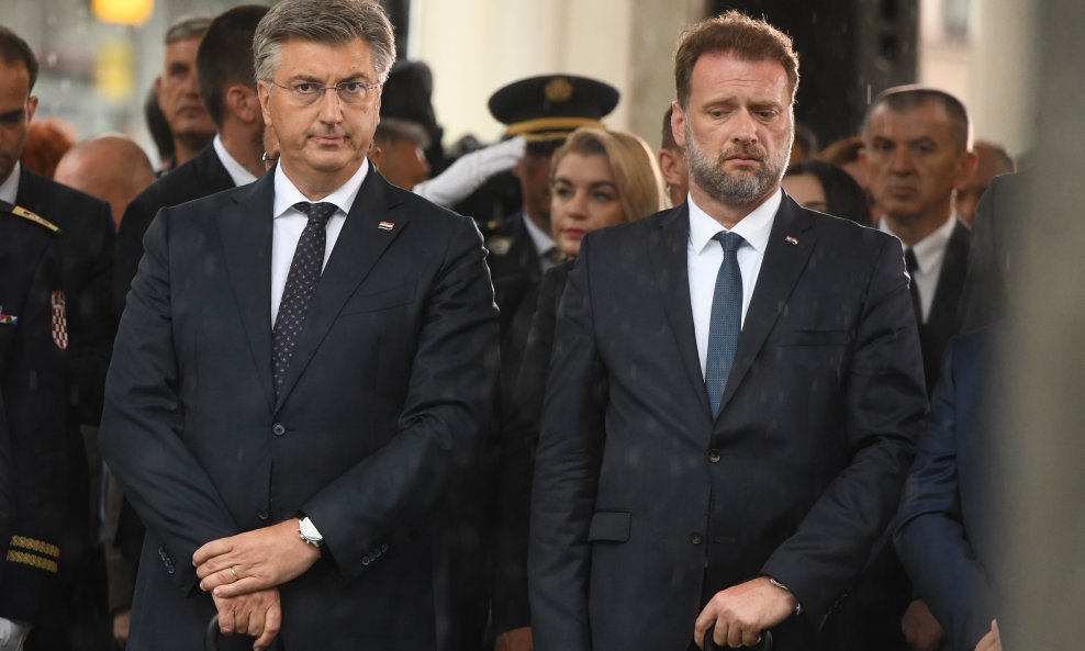 Andrej Plenković i Mario Banožić