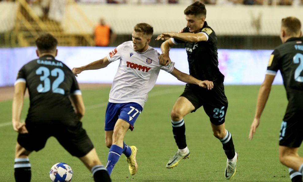 Detalj s utakmice Hajduk - Rijeka