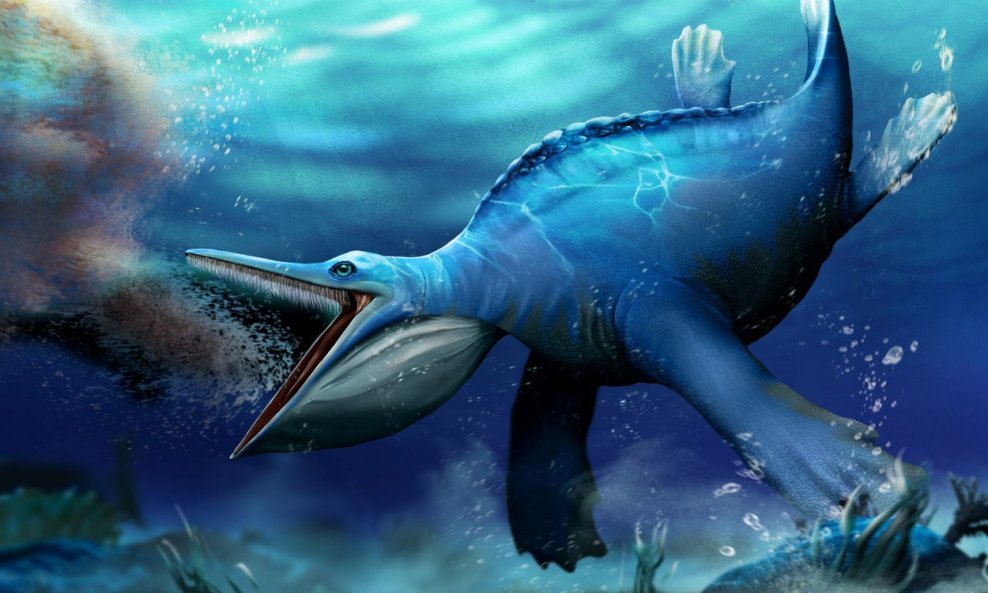 Iako je bio dug tek metar, hupehsuchus se hranio poput kita usana