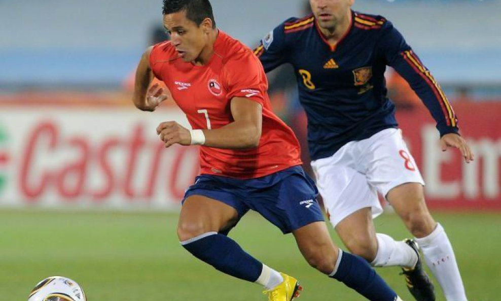 Alexis Sanchez i Xavi Hernadez