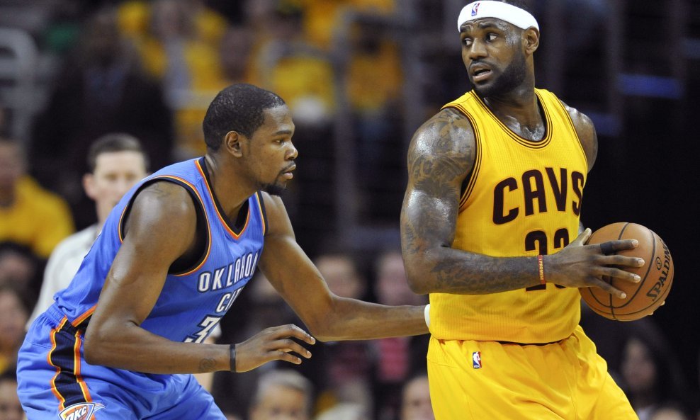 Kevin Durant i LeBron James