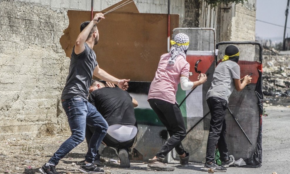 Ilustracija/Palestinski prosvjednici