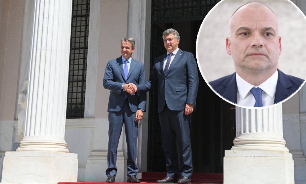 Kyriakos Mitsotakis, Andrej Plenković, Daniel Markić