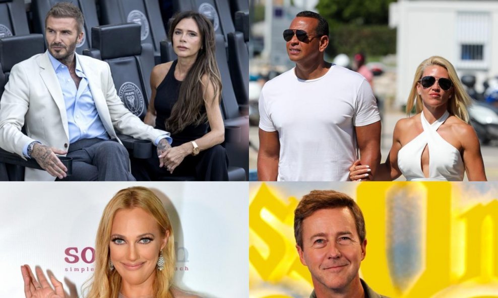 Victoria i David Beckham, Alex Rodriguez, Meryem Uzerli, Edward Norton