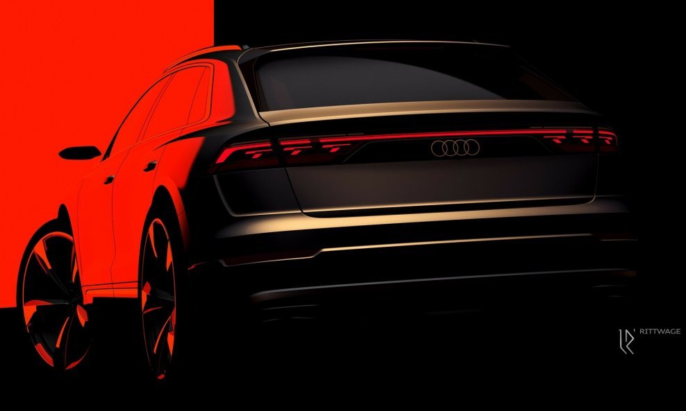 Audi Q8 - prva skica osvježenog simbola sportske elegancije