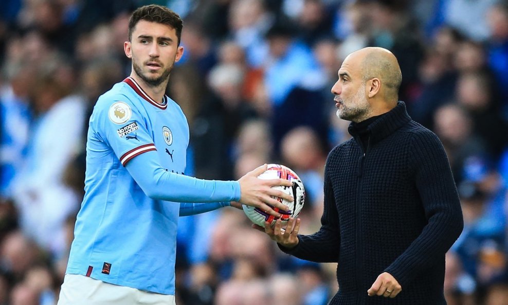 Aymeric Laporte i Pep Guardiola