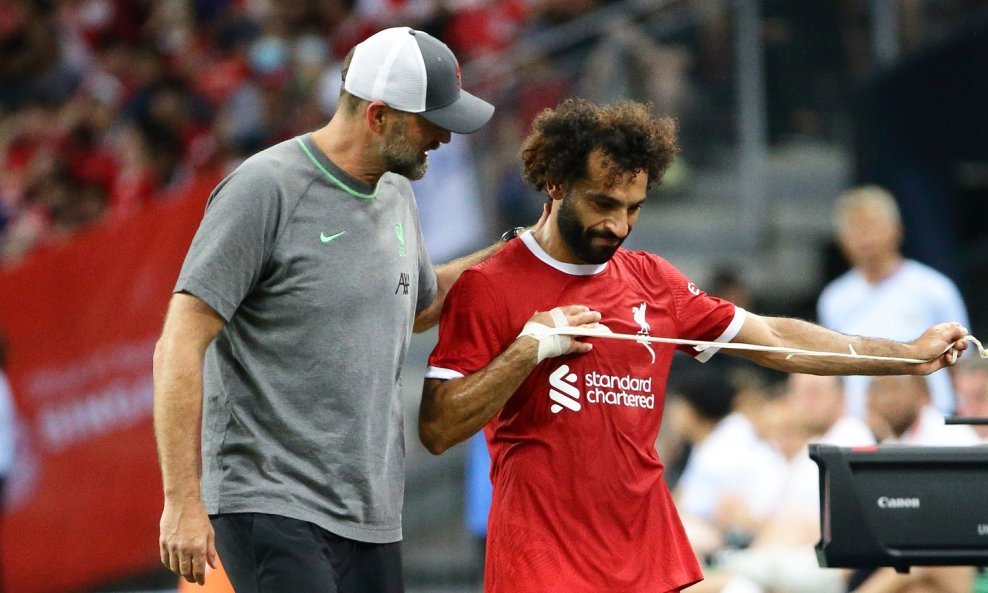 Jurgen Klopp i Mohamed Salah