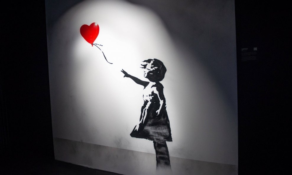 Banksy, 'Djevojčica s balonom'