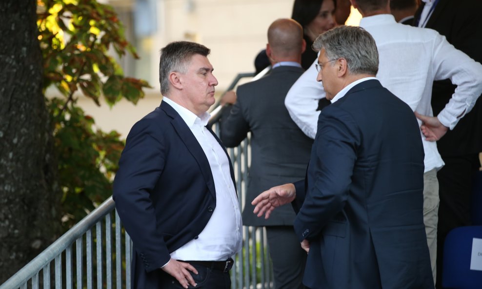 Zoran Milanović i Andrej Plenković