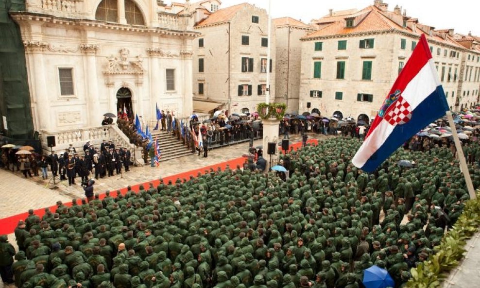 postrojavanje branitelja branitelji dubrovnik