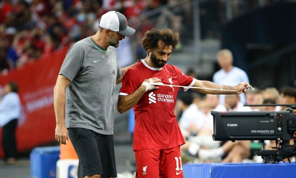 Jurgen Klopp i Mohamed Salah