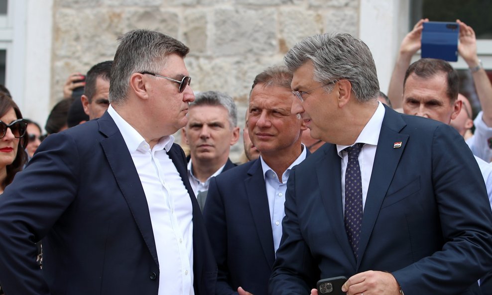 Zoran Milanović, Gordan Jandroković i Andrej Plenković