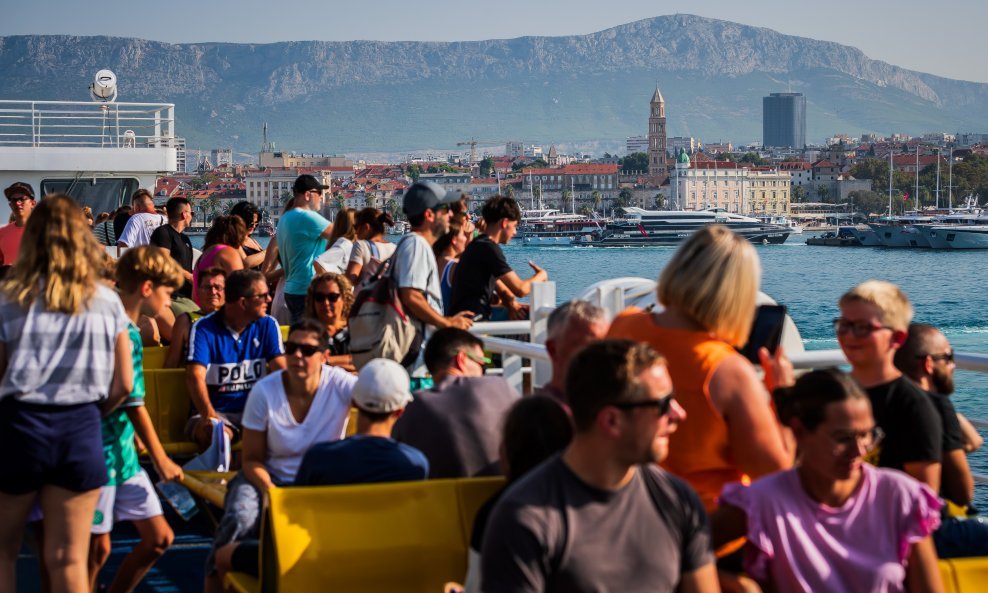 Turistička gužva u Splitu
