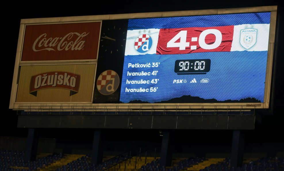 Semafor nakon Dinamove pobjede nad Astanom u srpnju