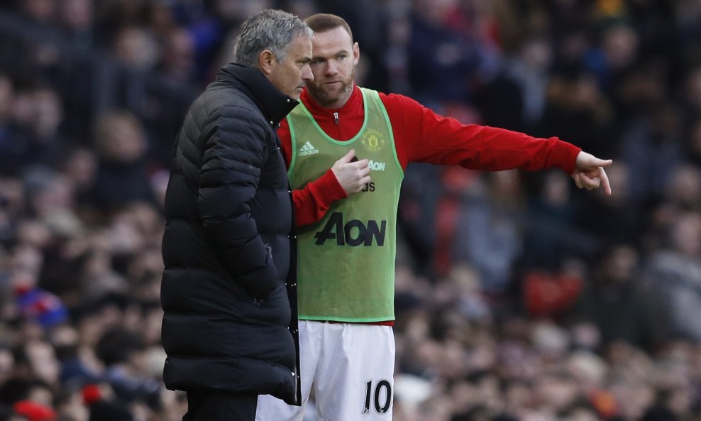 Jose Mourinho i Wayne Rooney