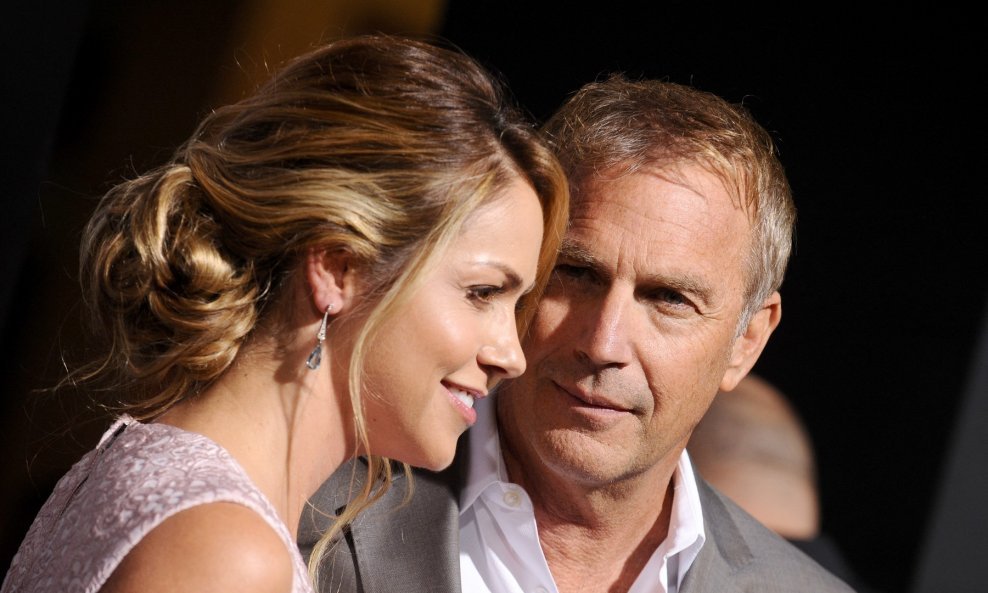 Christine Baumgartner i Kevin Costner