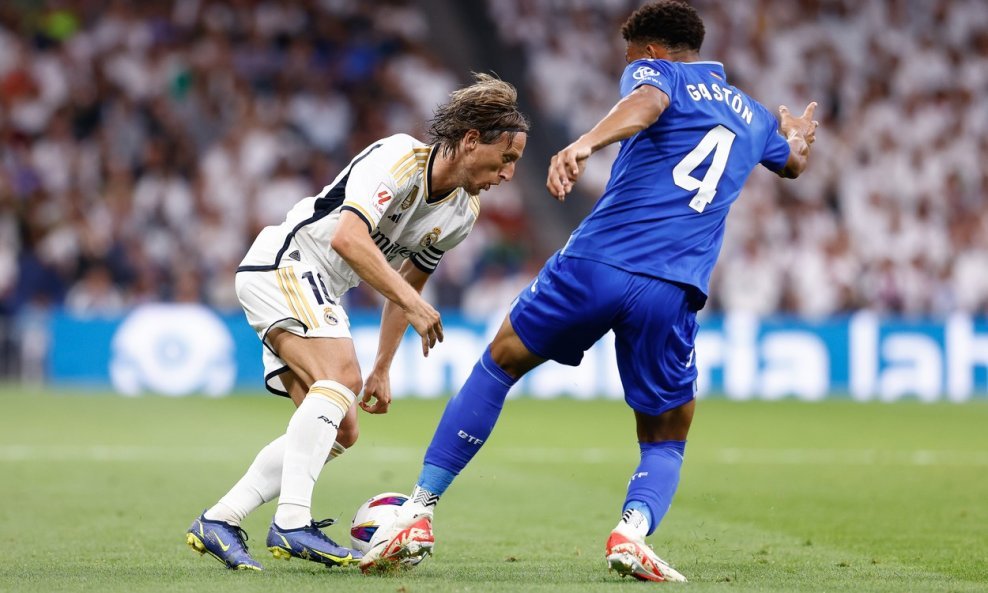 Luka Modrić na utakmici Real Madrid - Getafe (2:1), 2-9.2023.