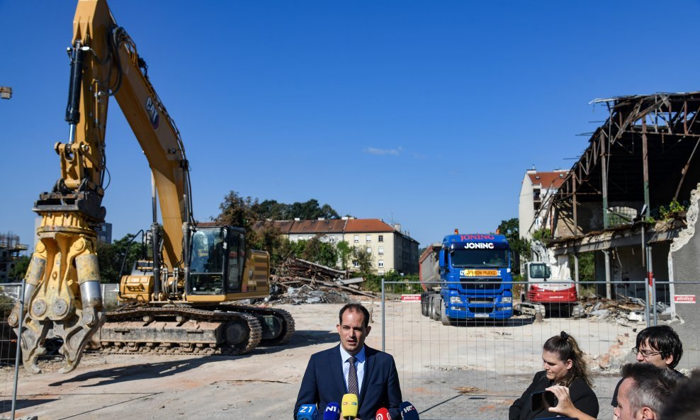 Ivan Malenica obišao radove na kompleksu budućeg Trga pravde