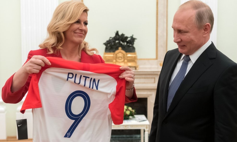 Kolinda Grabar Kitarović i Vladimir Putin