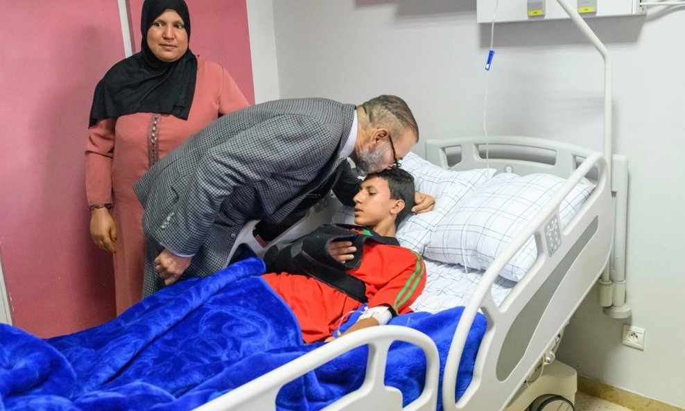 Marokanski kralj Muhamed VI. u posjeti žrtvama potresa