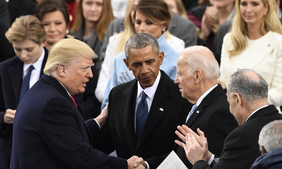 Barack Obama na inauguraciji Donalda Trumpa