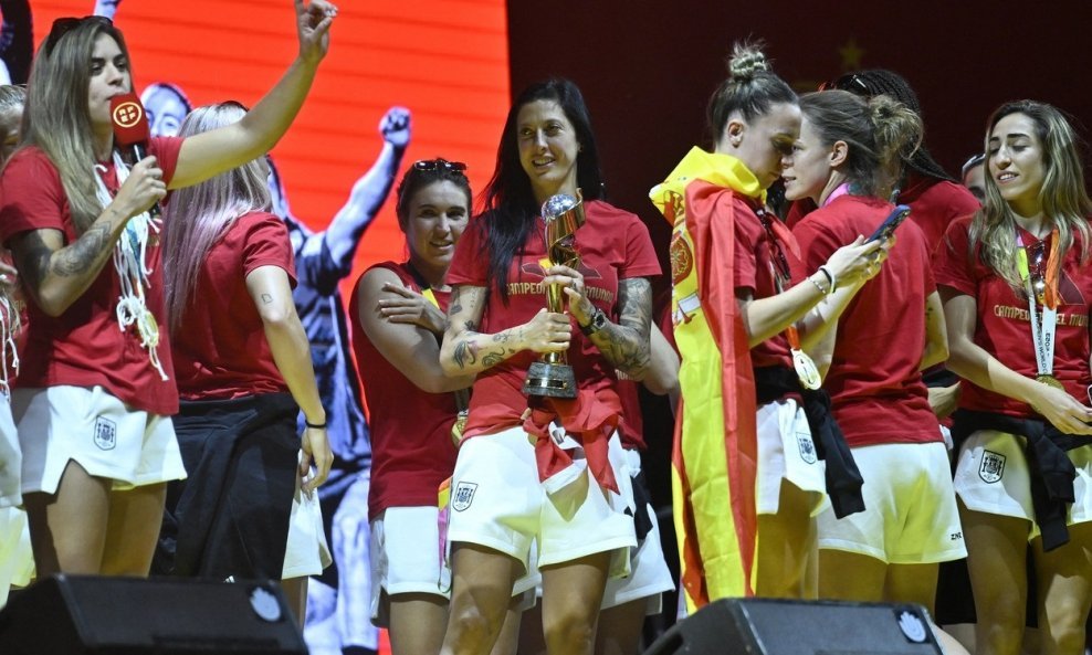 Španjolske nogometašice s naslovom svjetskih prvakinja