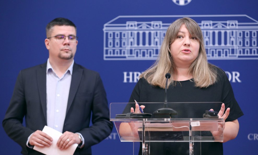 Katica Glamuzina i Domagoj Hajduković