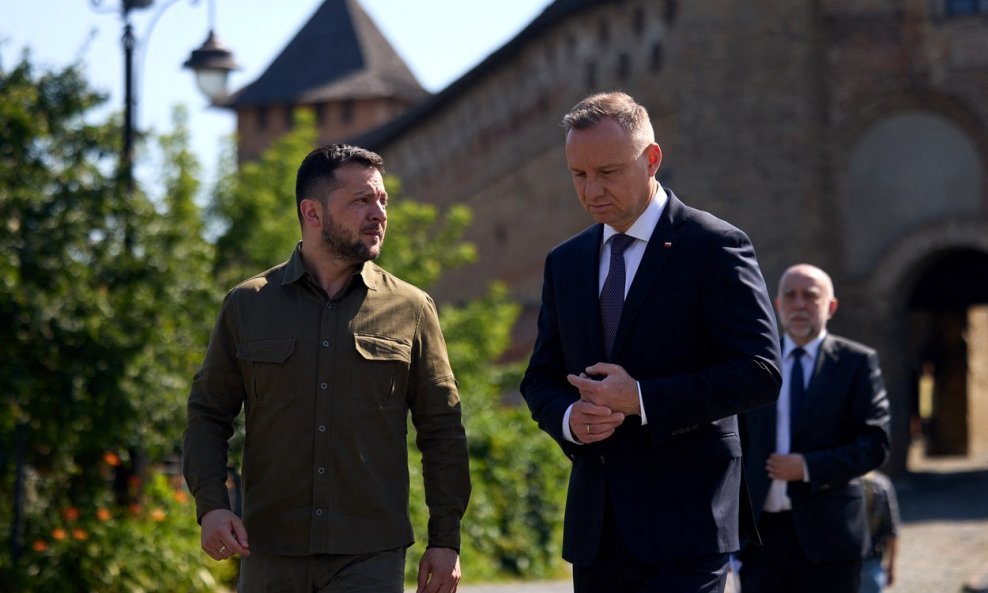 Volodimir Zelenski i Andrzej Duda