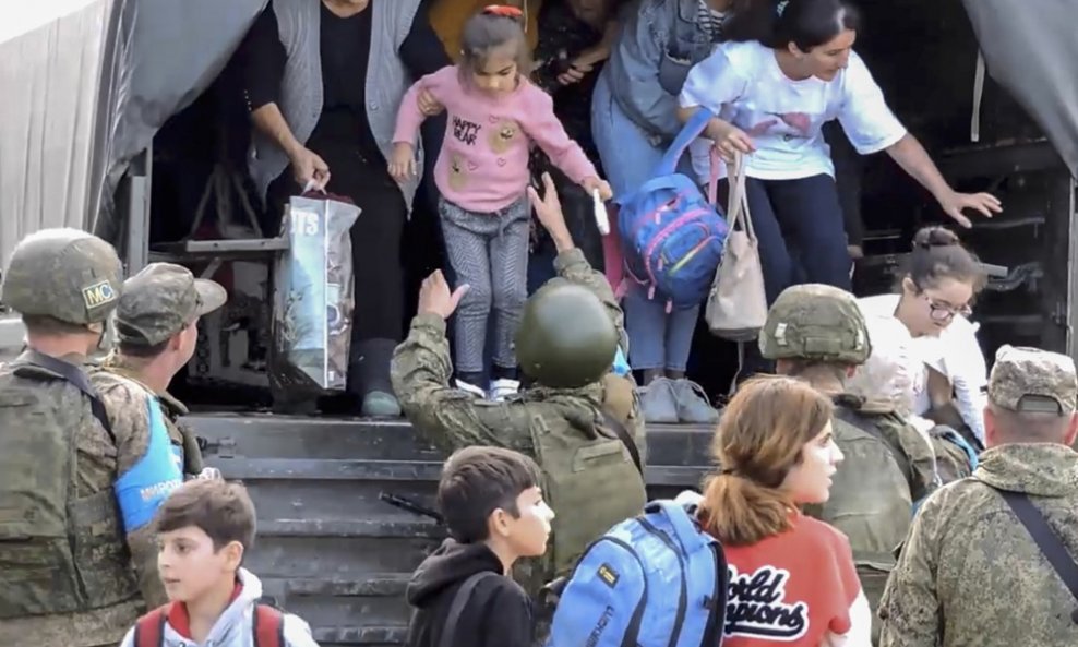 Evakuacija civila u Gorskom Karabahu (ilustracija)