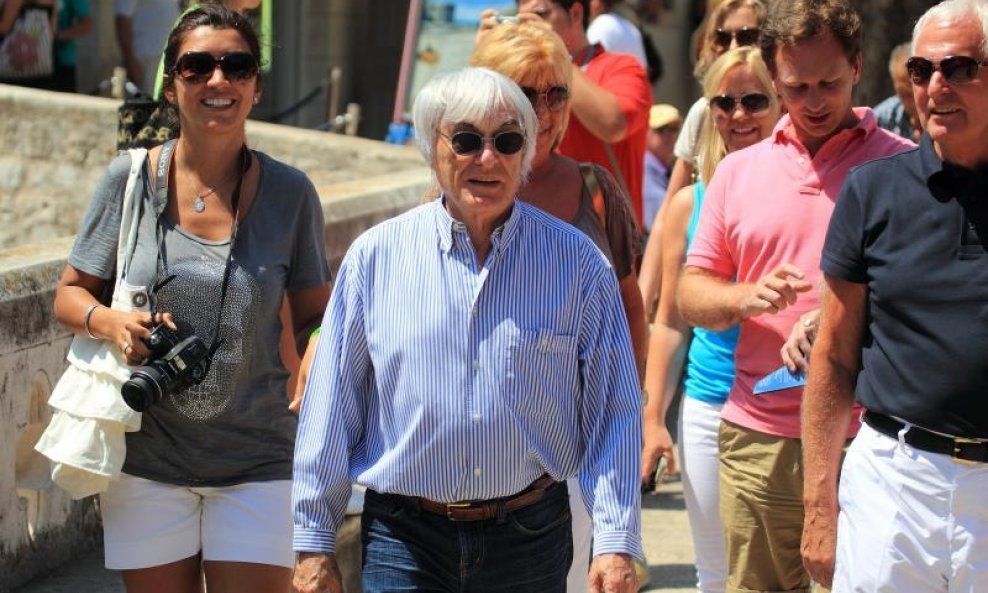 Bernie Ecclestone s djevojkom Fabianom Flosi 1