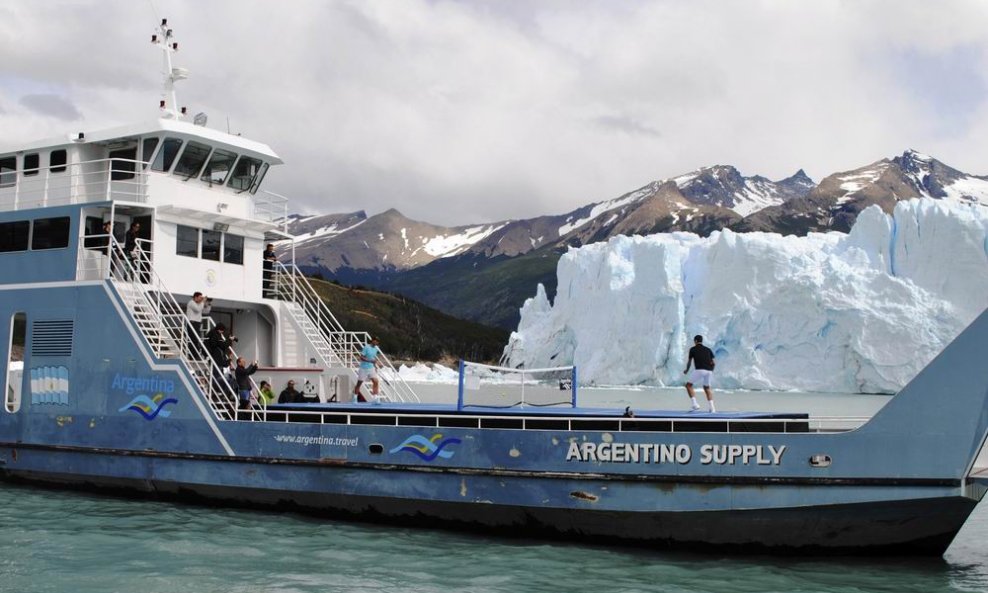 Novak Đoković i Rafael Nadal Perito Moreno, El Calafate